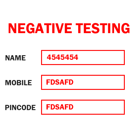 Negative testing